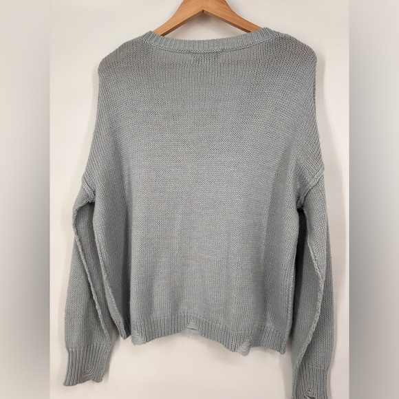 Wildfox Best Worst Influence Distressed Sweater - Picture 5 of 5